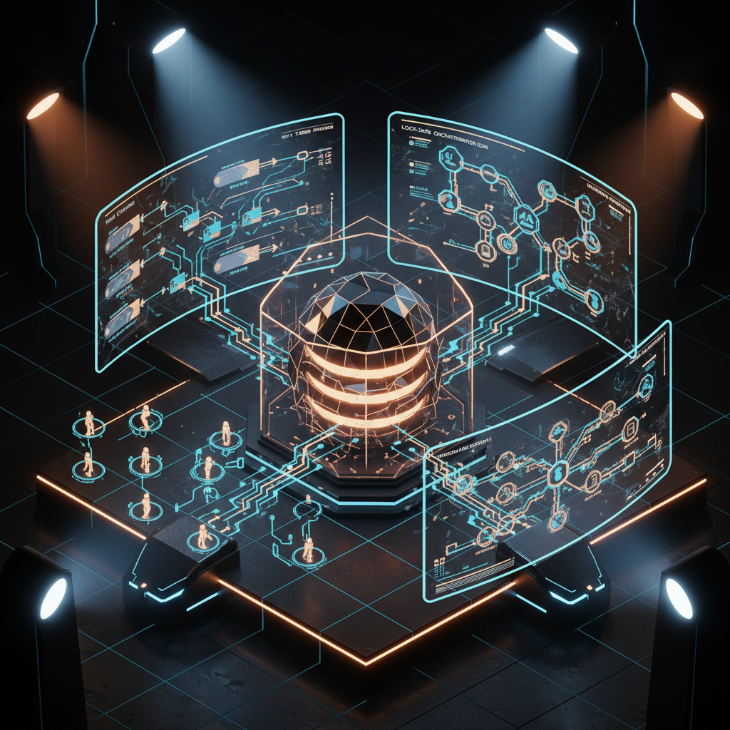 AI task orchestrator architecture diagram scene