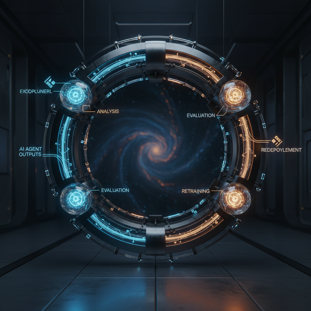 Agent self-optimization feedback loop