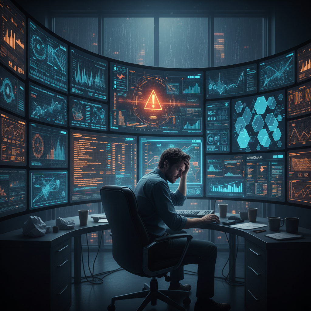 Operator cognitive overload in agent dashboard