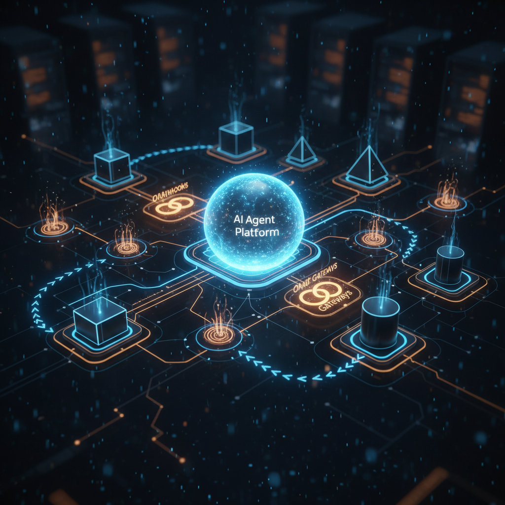 Production integration network across business tools