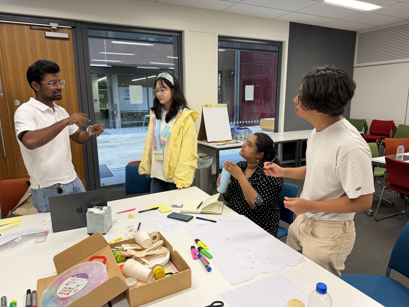 Discussing and iterating on prototype concepts